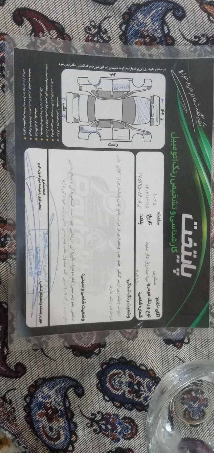 تیبا صندوق دار EX دوگانه سوز - 1391
