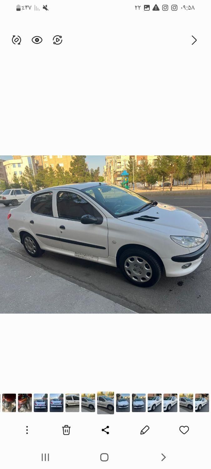 پژو ۲۰۶ صندوق دار v8 - 1398