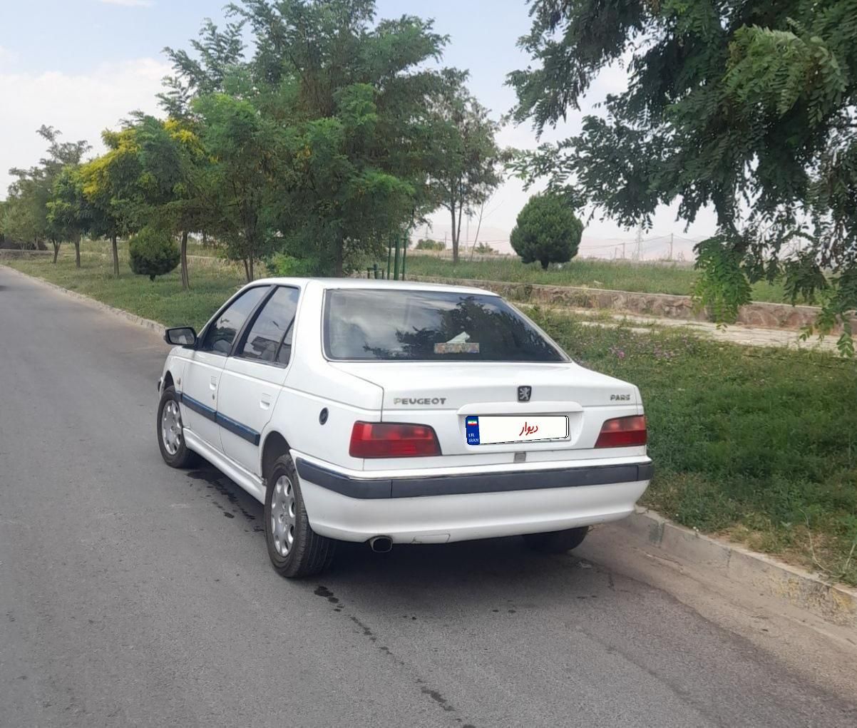 پژو پارس دوگانه سوز - 1386