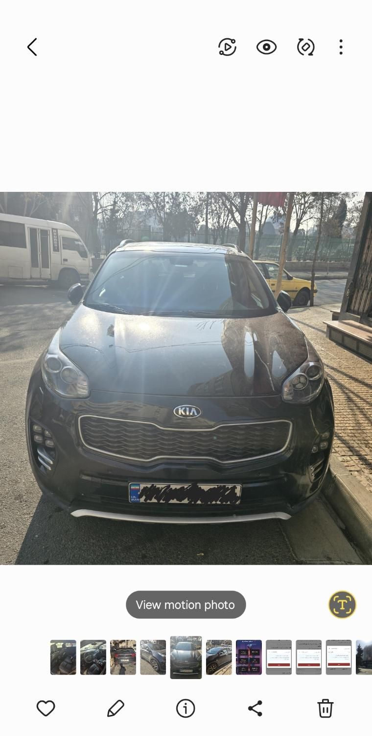 کیا اسپورتیج 4 سیلندر 2400cc GTLine - 2017