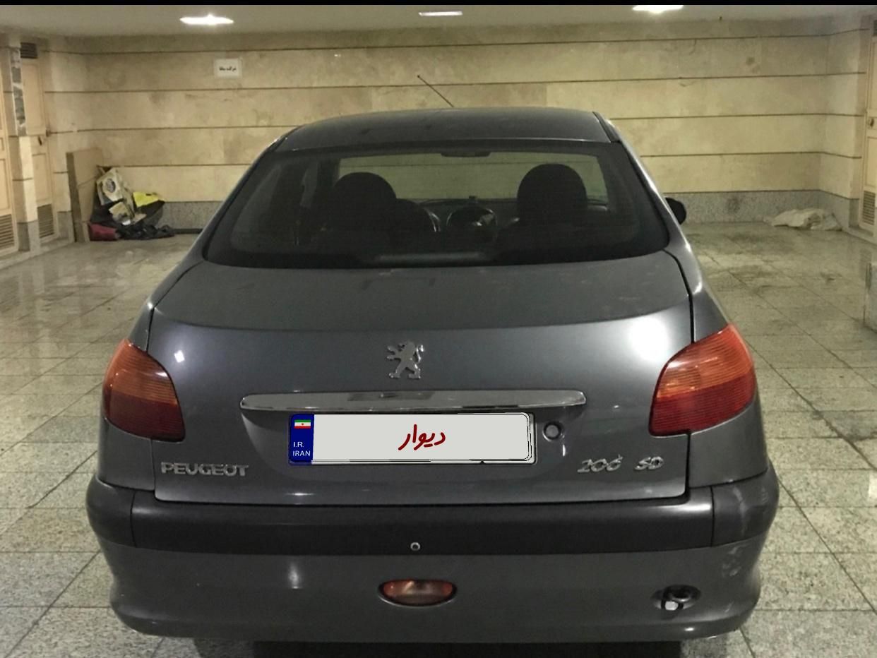 پژو ۲۰۶ صندوق دار v20 - 1389