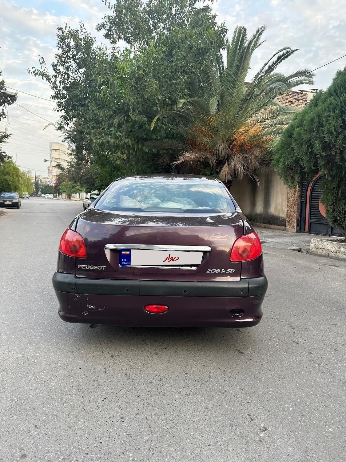 پژو ۲۰۶ صندوق دار v9 - 1390