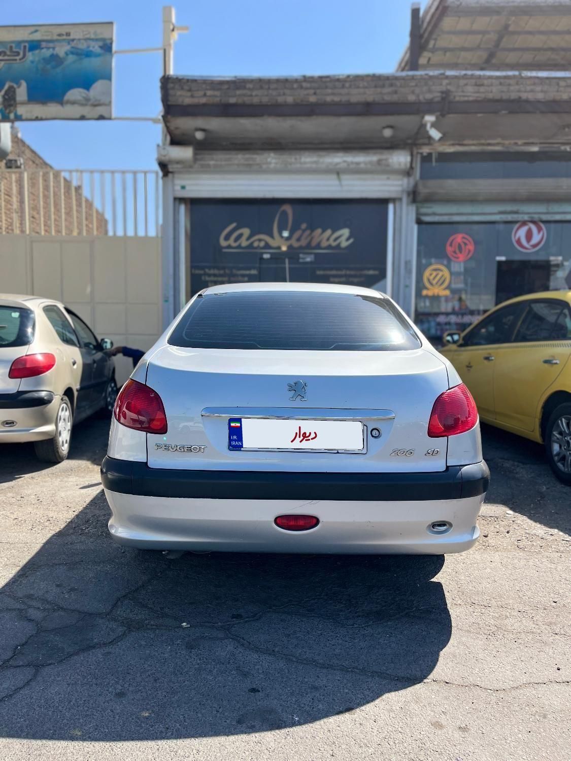 پژو ۲۰۶ صندوق دار v8 - 1386