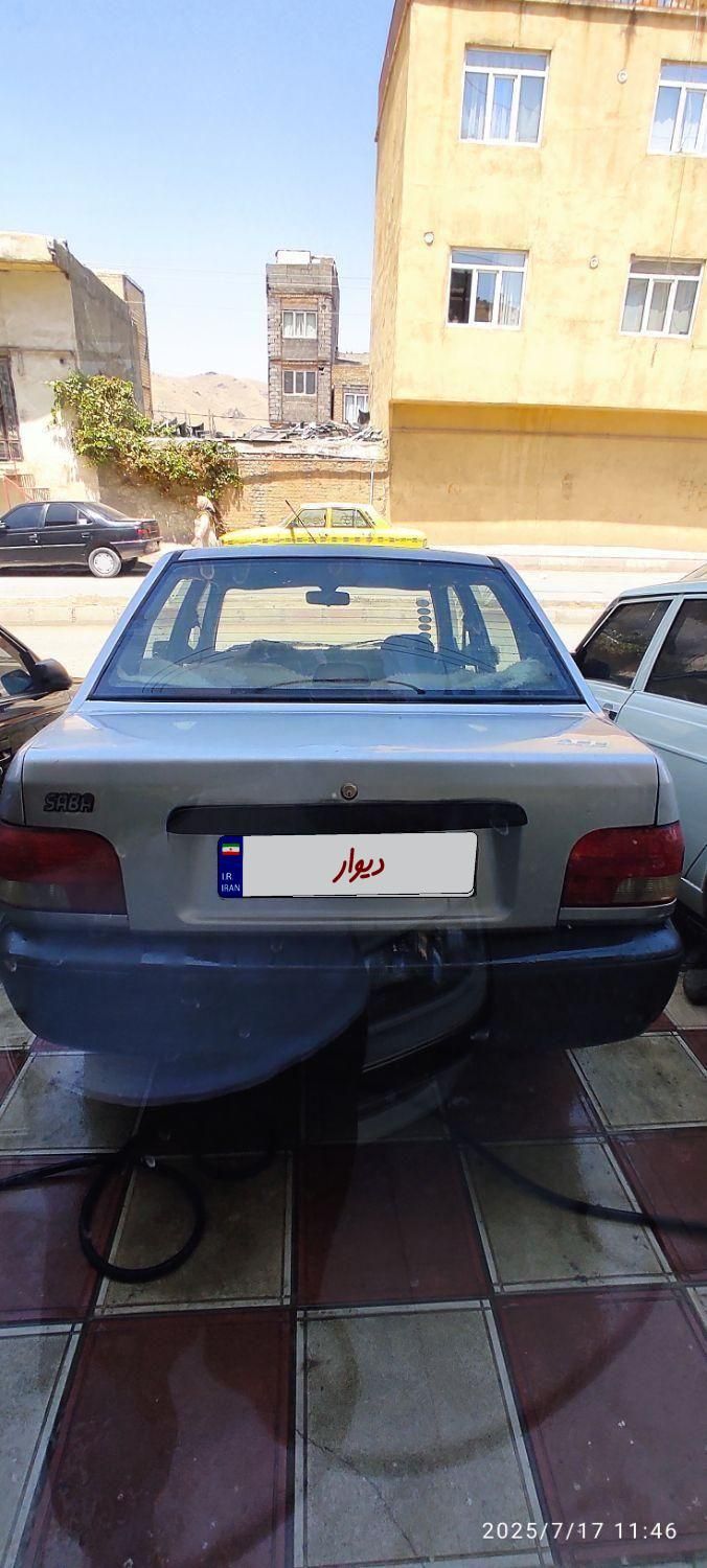 پراید صبا بنزینی - 1387