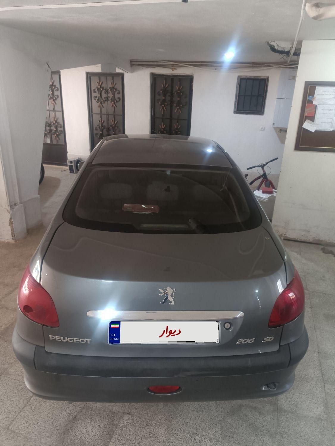 پژو ۲۰۶ صندوق دار v8 - 1398