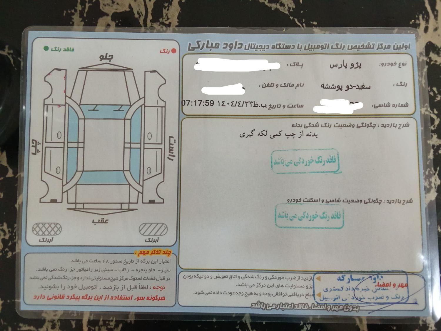 پژو پارس ELX-XU7P سفارشی - 1400