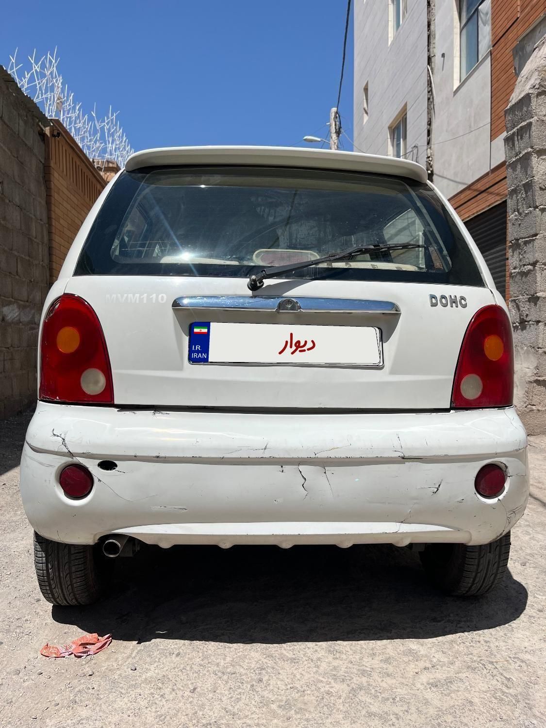 ام وی ام 110 چهار سیلندر دنده ای - 1390