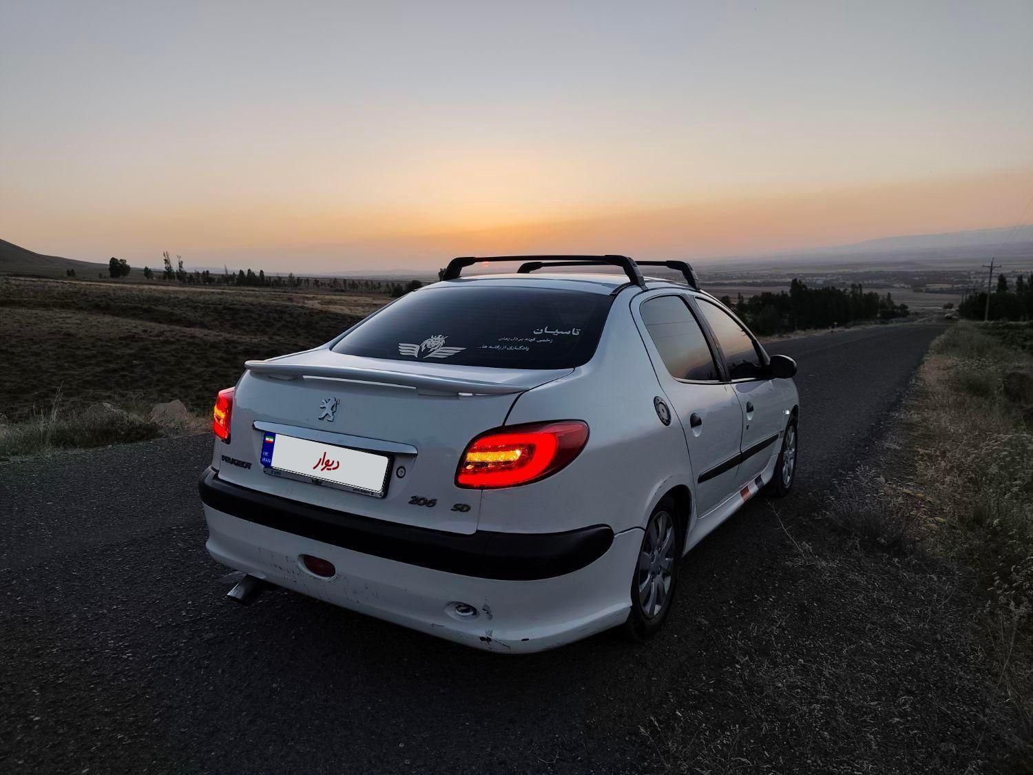پژو ۲۰۶ صندوق دار v8 - 1387