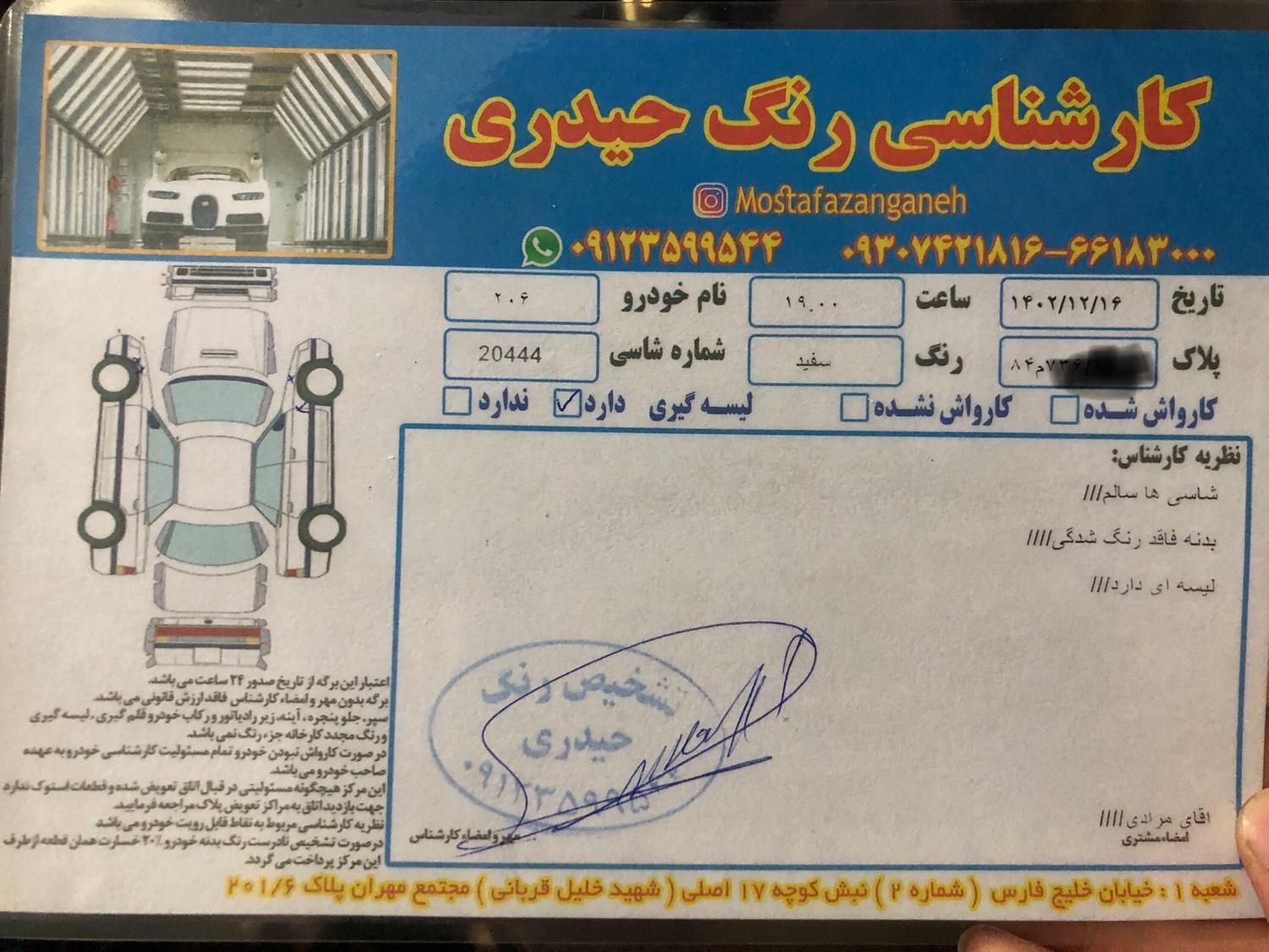 پژو 206 تیپ 2 - 1399