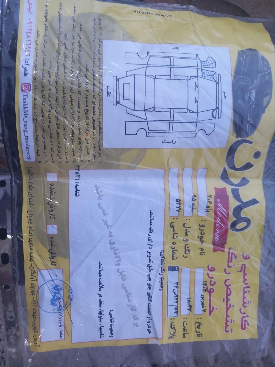 پژو 206 تیپ 5 - 1395
