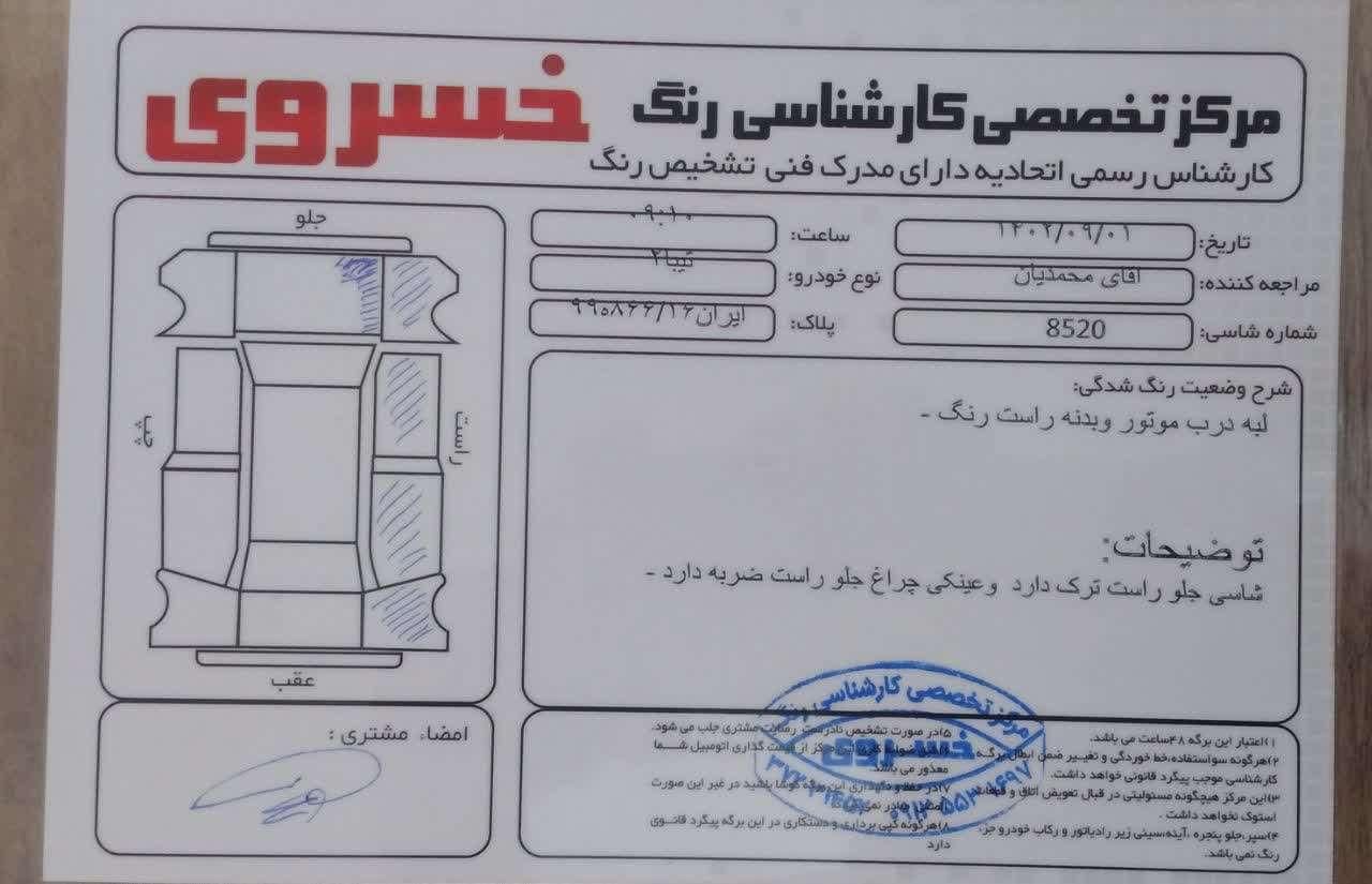 تیبا 2 EX رینگ آلومینیومی - 1397