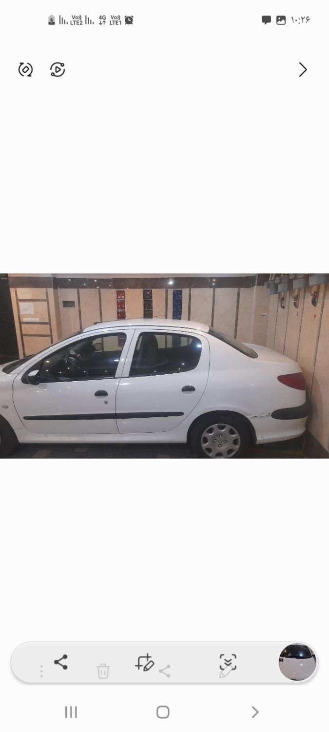 پژو ۲۰۶ صندوق دار v8 - 1396