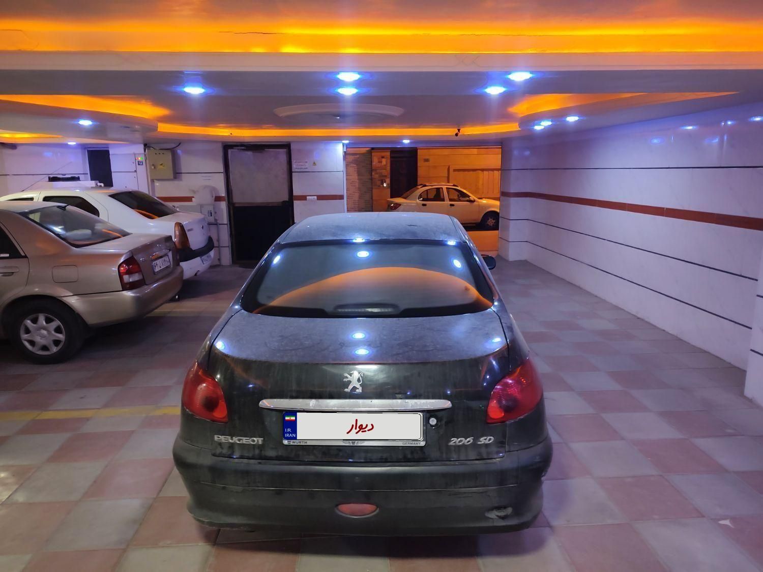 پژو ۲۰۶ صندوق دار v8 - 1387