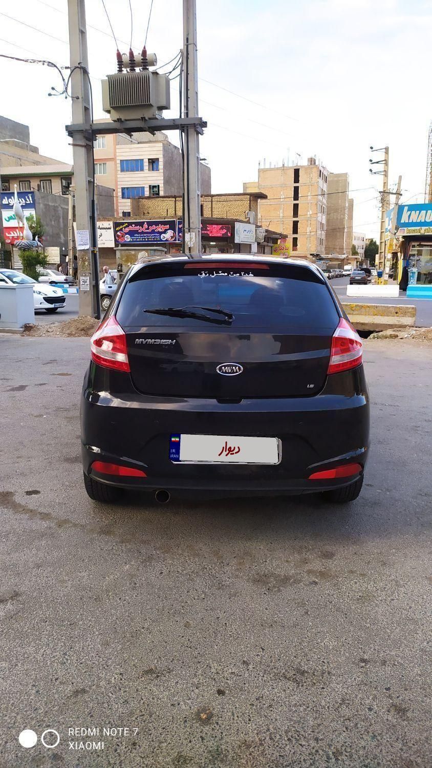 ام وی ام 315 هاچ بک اسپرت لاکچری - 1394