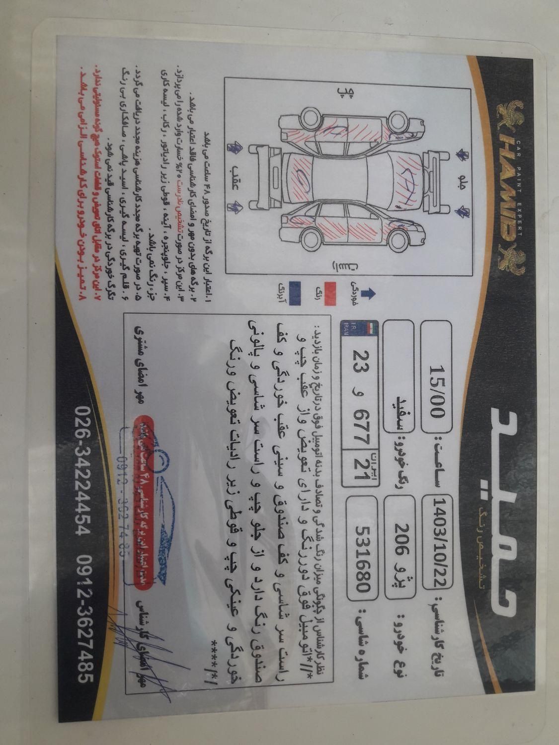 پژو 206 تیپ 2 - 1390