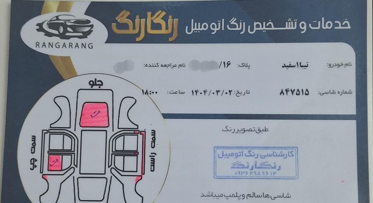 تیبا صندوق دار EX - 1394
