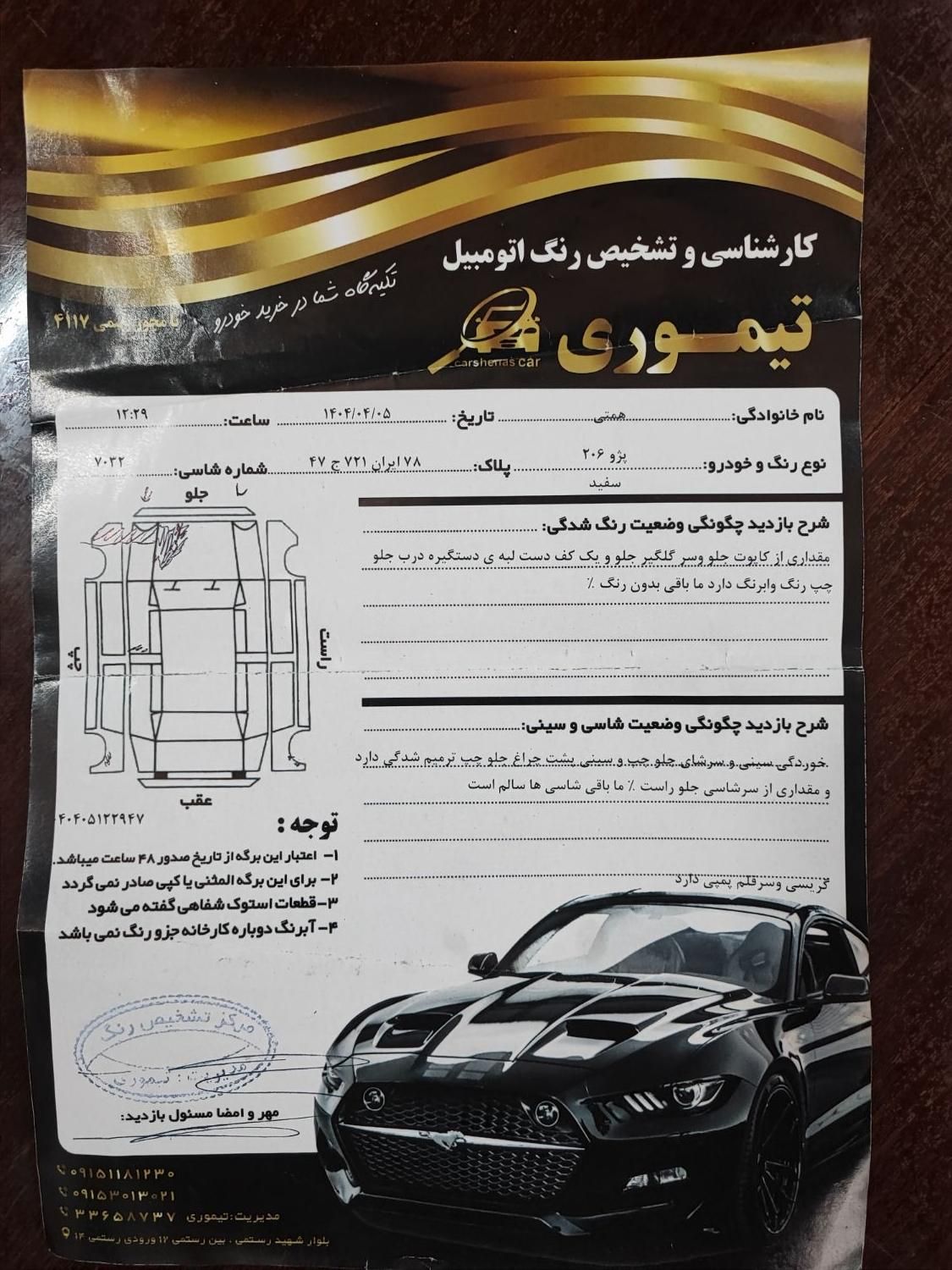 پژو 206 تیپ 5 - 1395