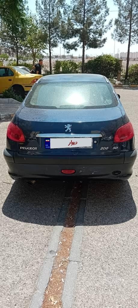 پژو ۲۰۶ صندوق دار v20 - 1386