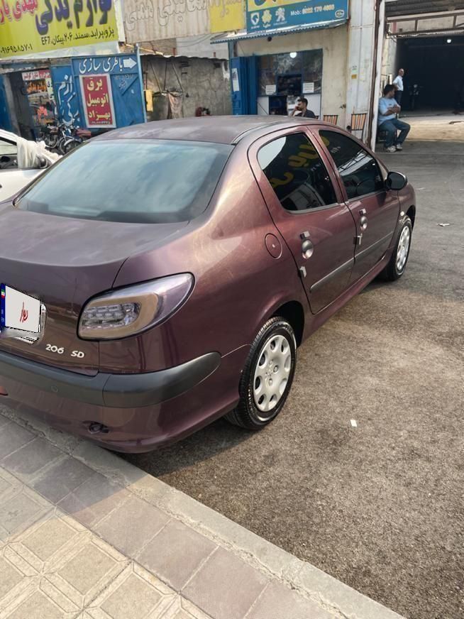 پژو ۲۰۶ صندوق دار v8 - 1393