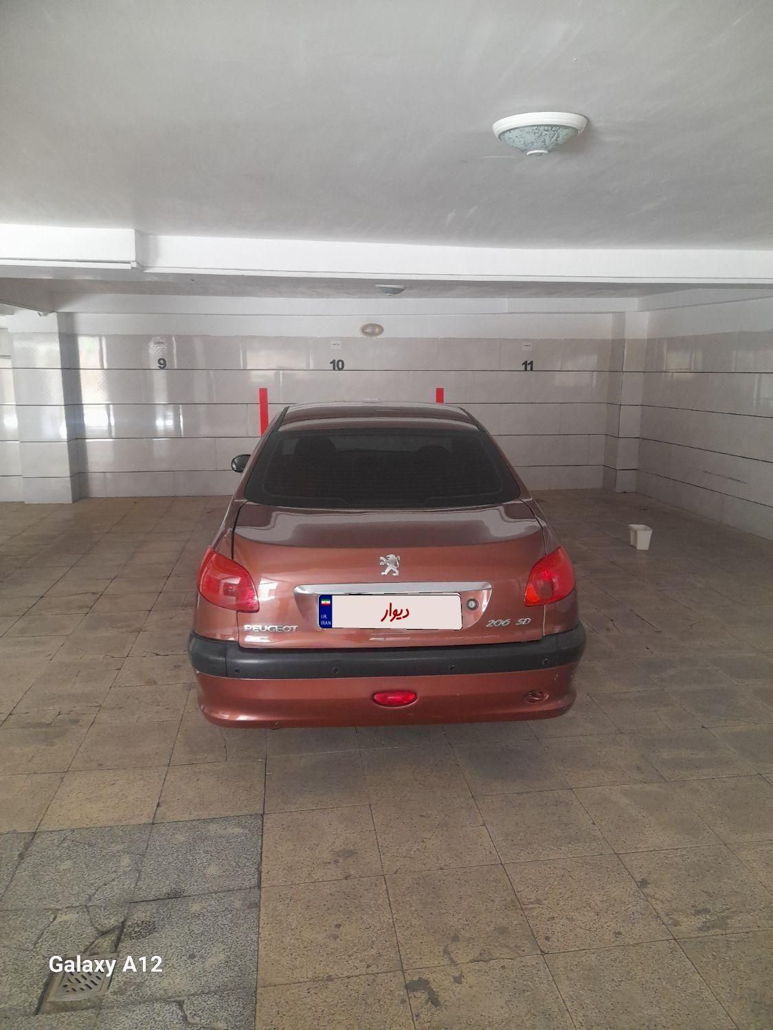 پژو ۲۰۶ صندوق دار v8 - 1389