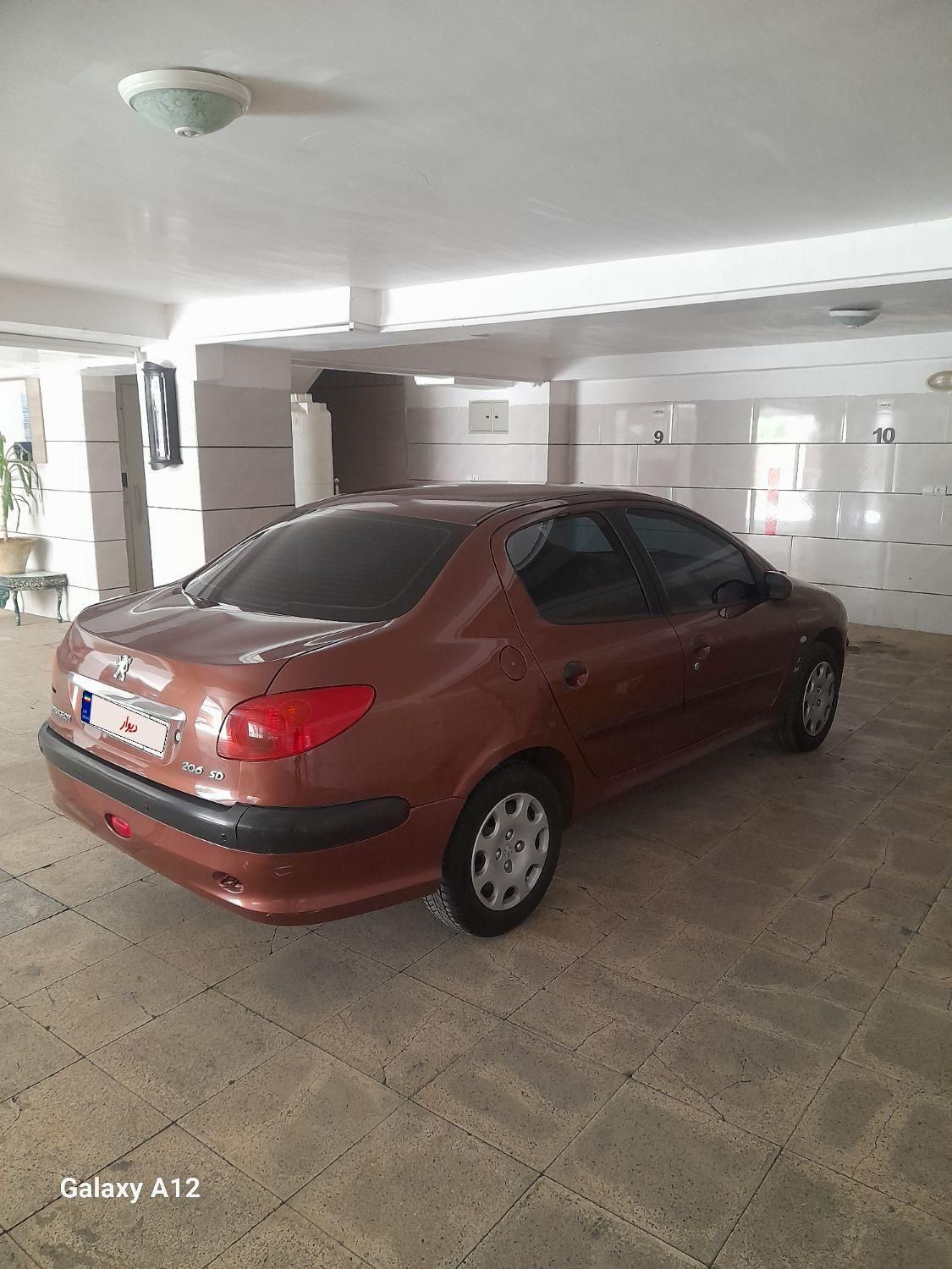 پژو ۲۰۶ صندوق دار v8 - 1389