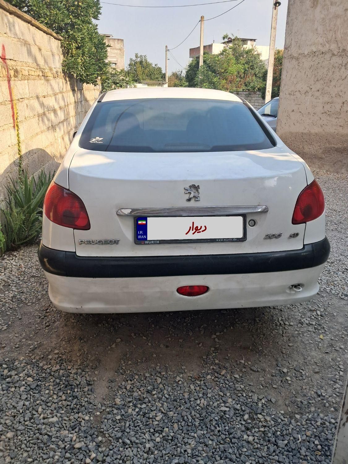 پژو ۲۰۶ صندوق دار v20 - 1388