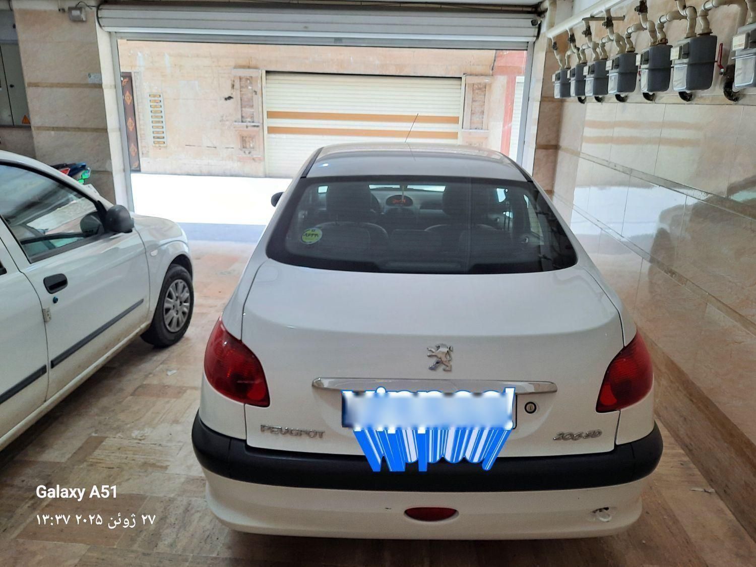 پژو ۲۰۶ صندوق دار v8 - 1397