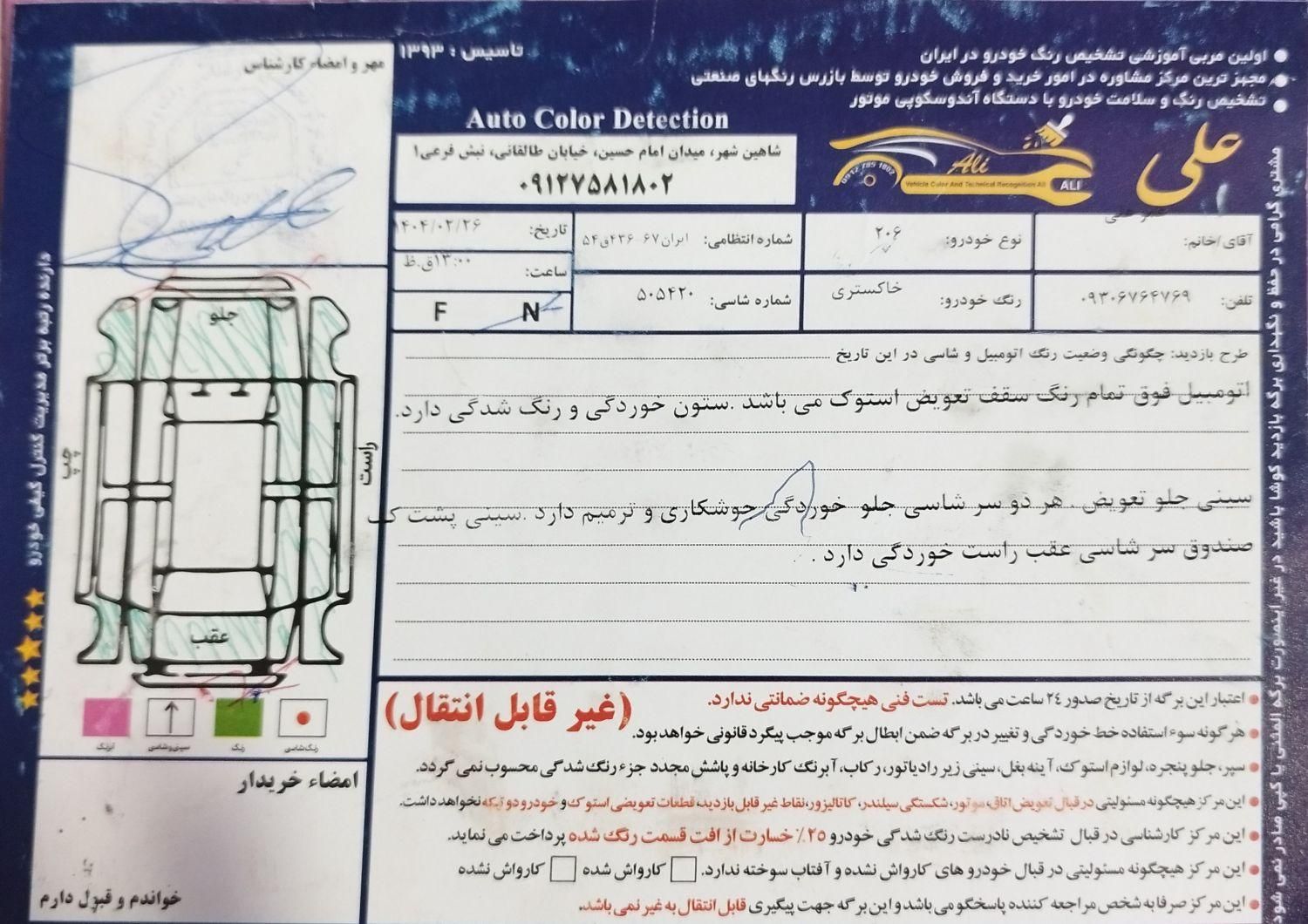 پژو 206 تیپ 3 - 1386