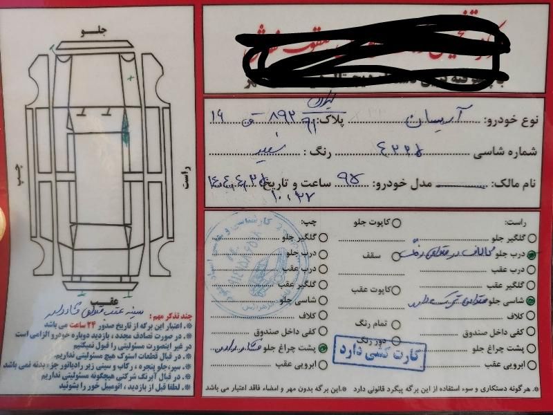 خودرو آریسان، معمولی آگهی ann_19374954