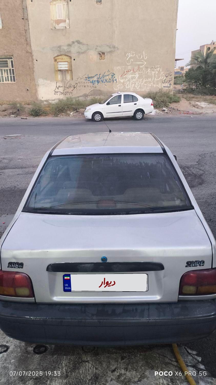 پراید صبا بنزینی - 1387