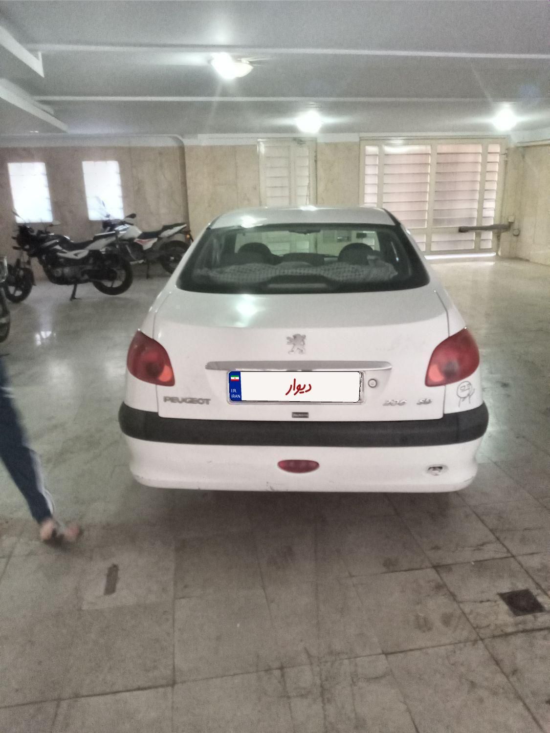 پژو ۲۰۶ صندوق دار v8 - 1395