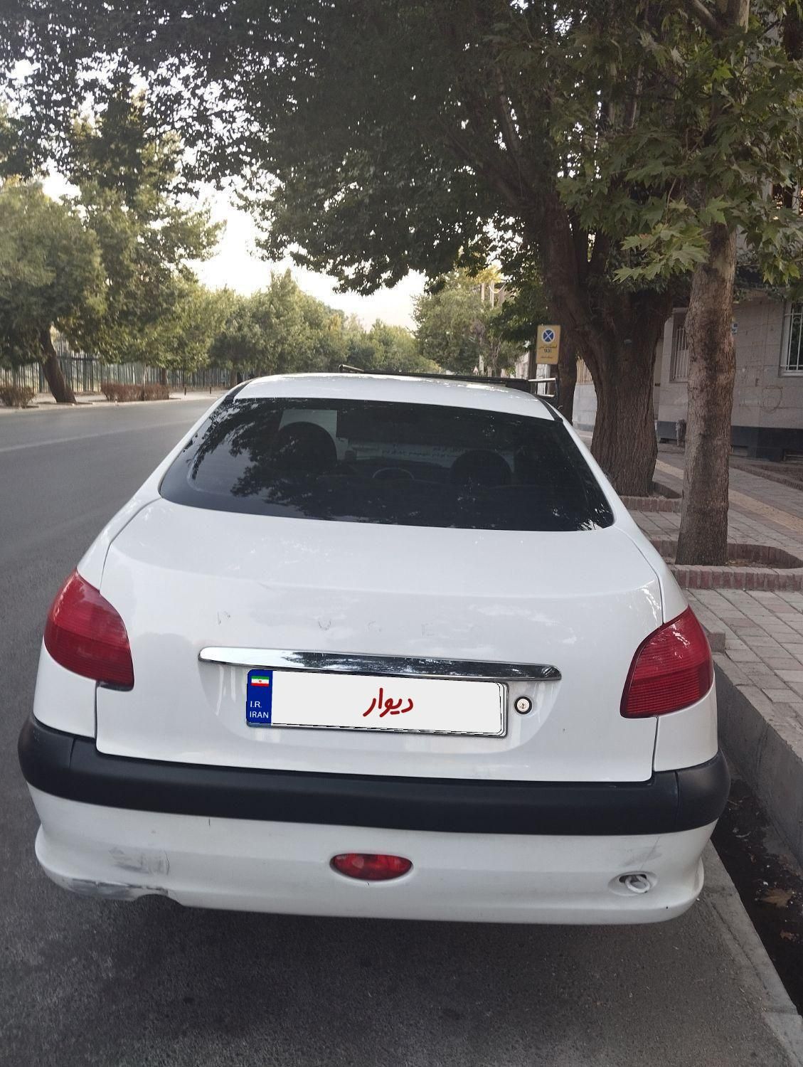 پژو ۲۰۶ صندوق دار v8 - 1387