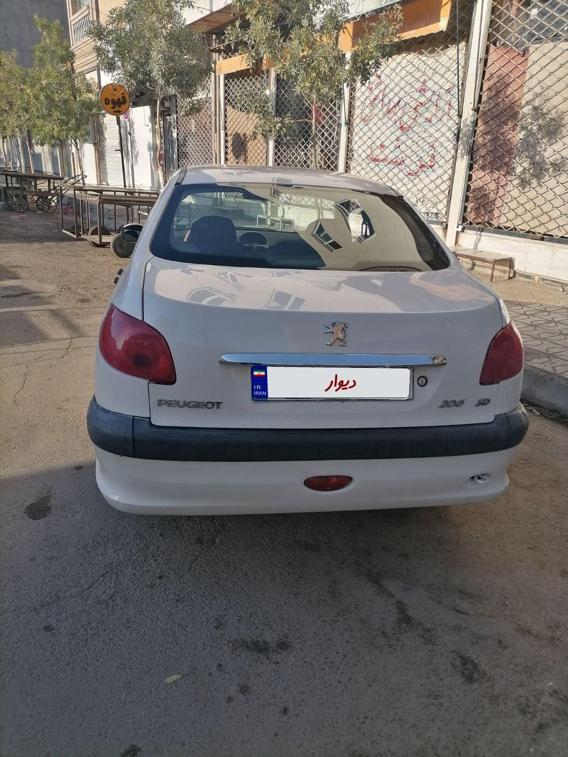 پژو ۲۰۶ صندوق دار v8 - 1387
