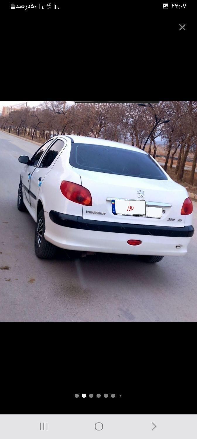 پژو ۲۰۶ صندوق دار v8 - 1396