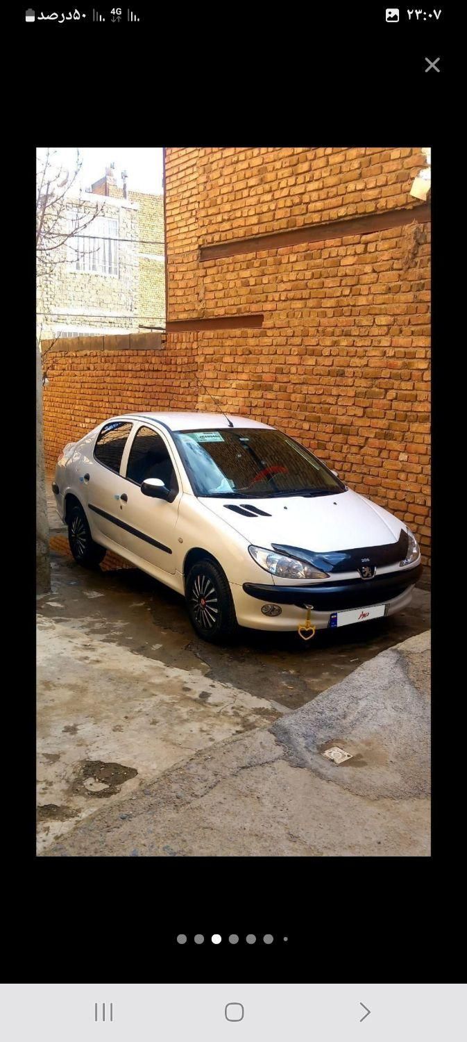 پژو ۲۰۶ صندوق دار v8 - 1396