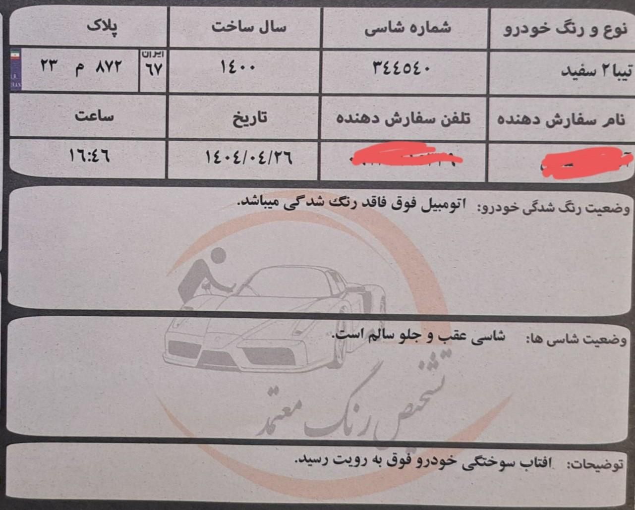 تیبا 2 EX رینگ آلومینیومی - 1400