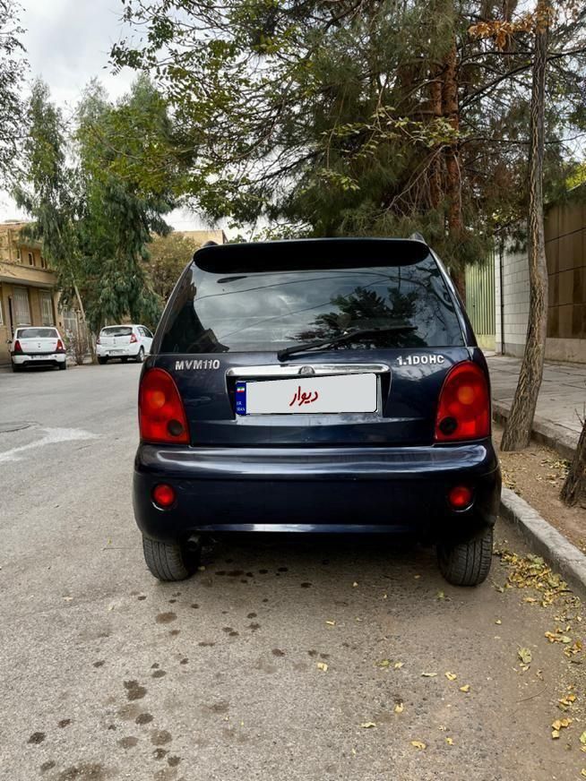 ام وی ام 110 چهار سیلندر دنده ای - 1391
