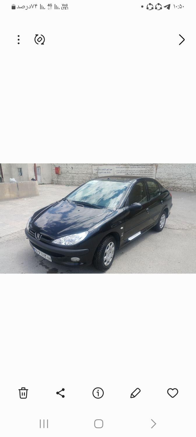 پژو ۲۰۶ صندوق دار v8 - 1400