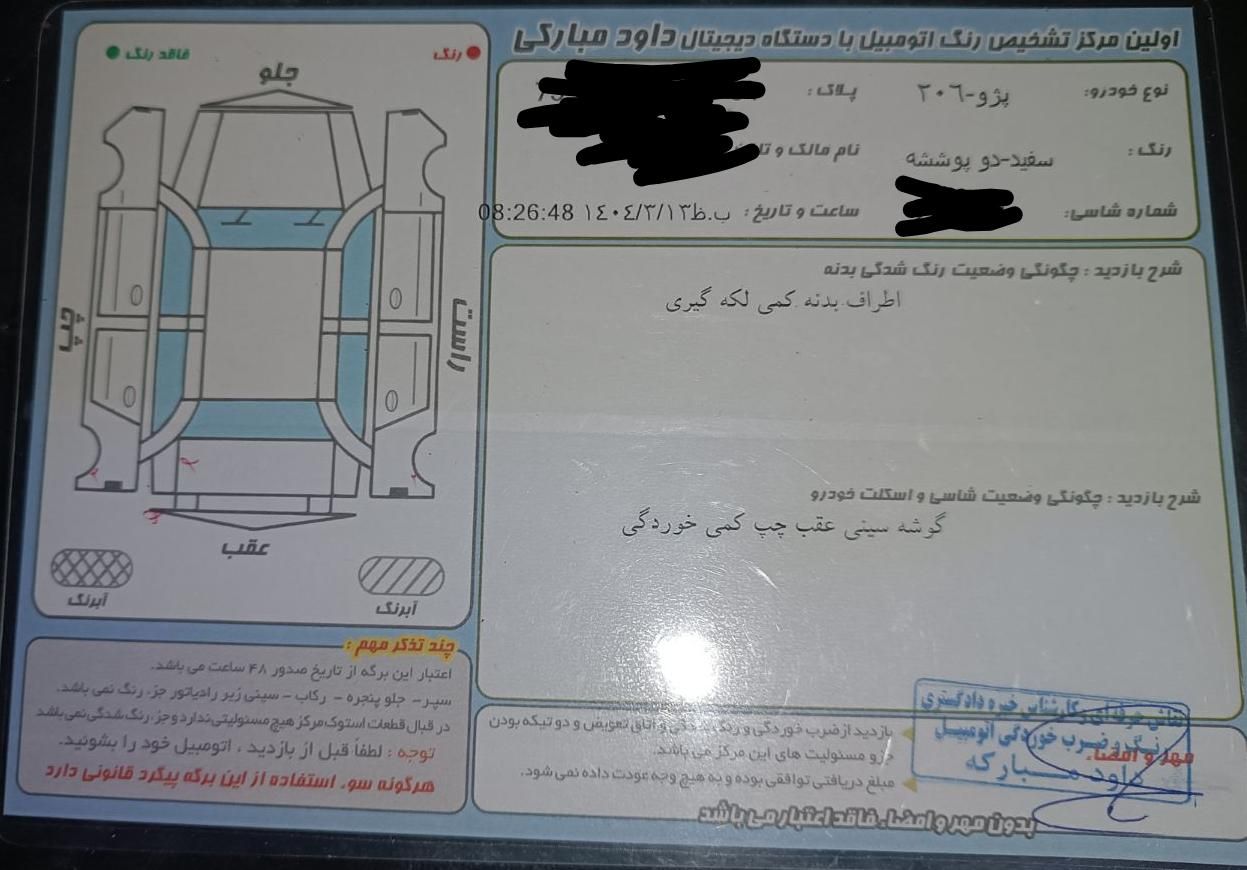 پژو 206 تیپ 2 - 1394