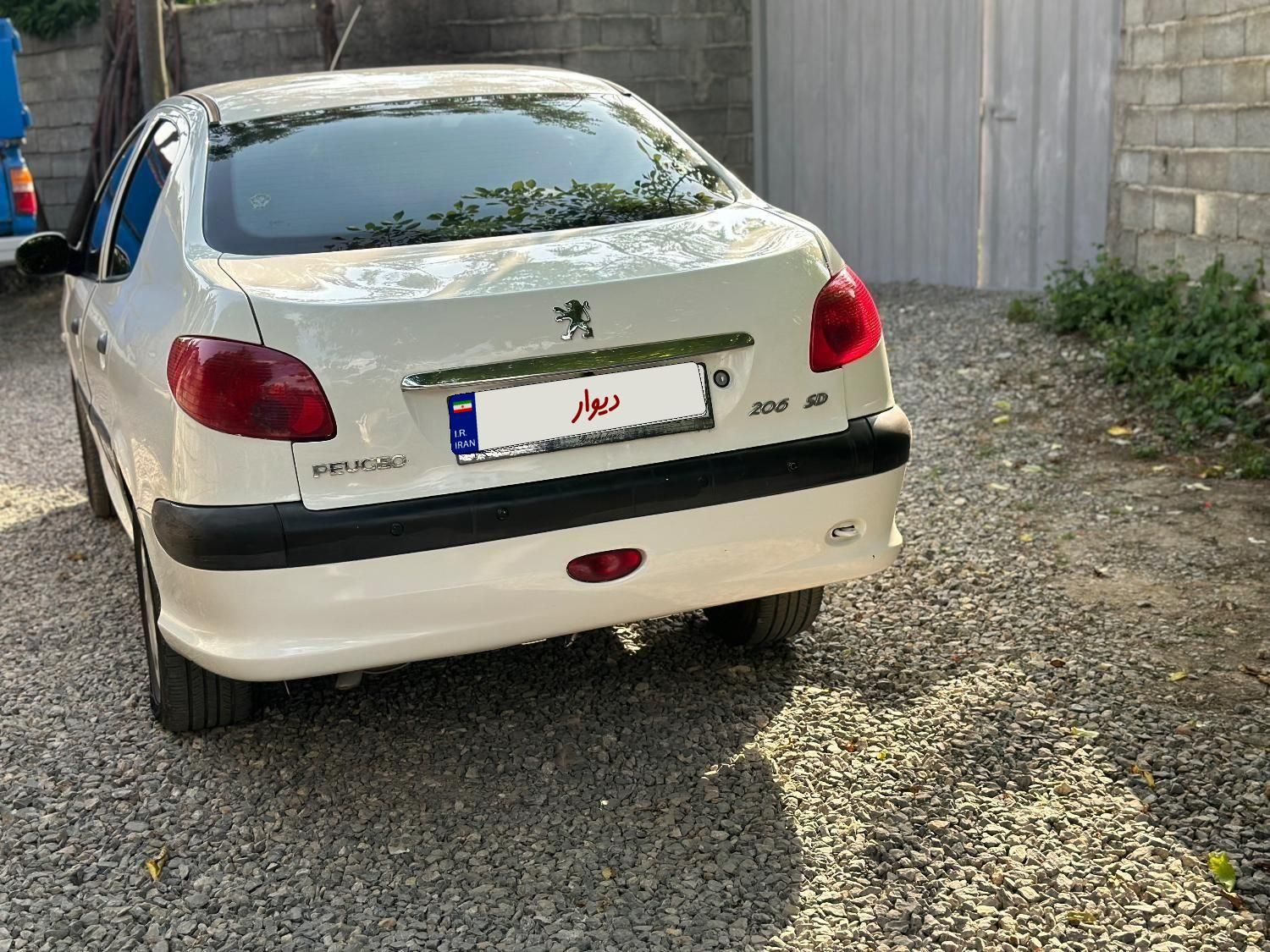 پژو ۲۰۶ صندوق دار v8 - 1388