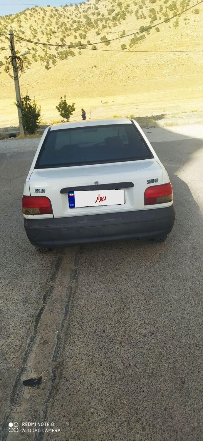 پراید صبا بنزینی - 1386