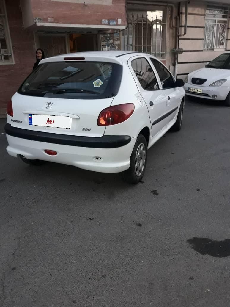 پژو 206 تیپ 3 - 1401