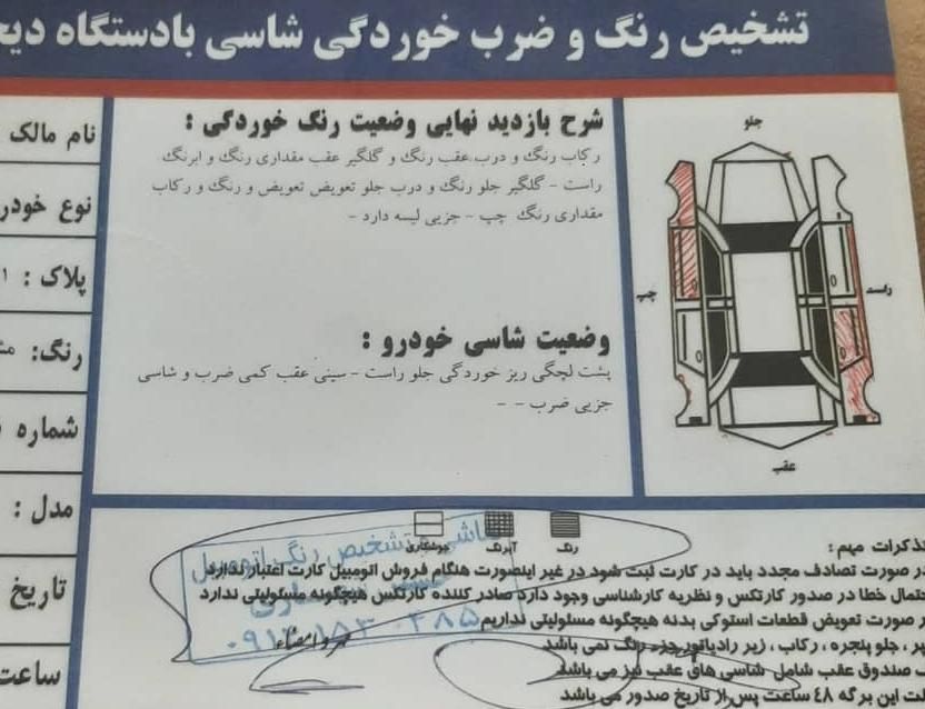 رنو مگان پارس خودرو 2000 - 1391