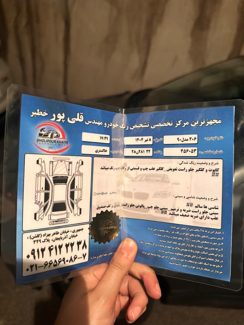 پژو 206 تیپ 5 - 1390