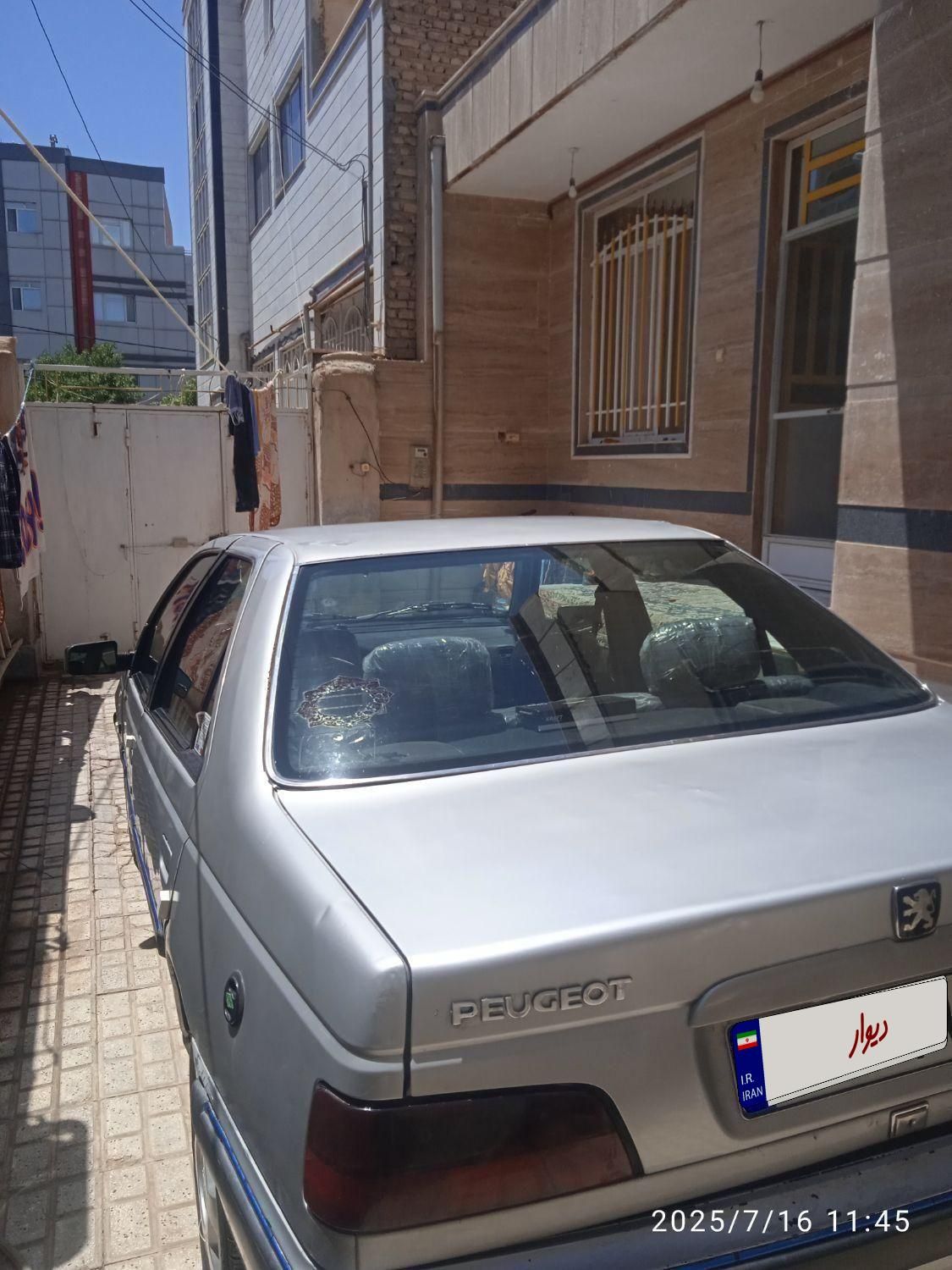پژو پارس دوگانه سوز - 1389