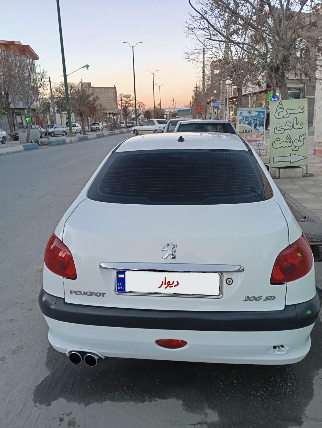پژو ۲۰۶ صندوق دار v8 - 1392