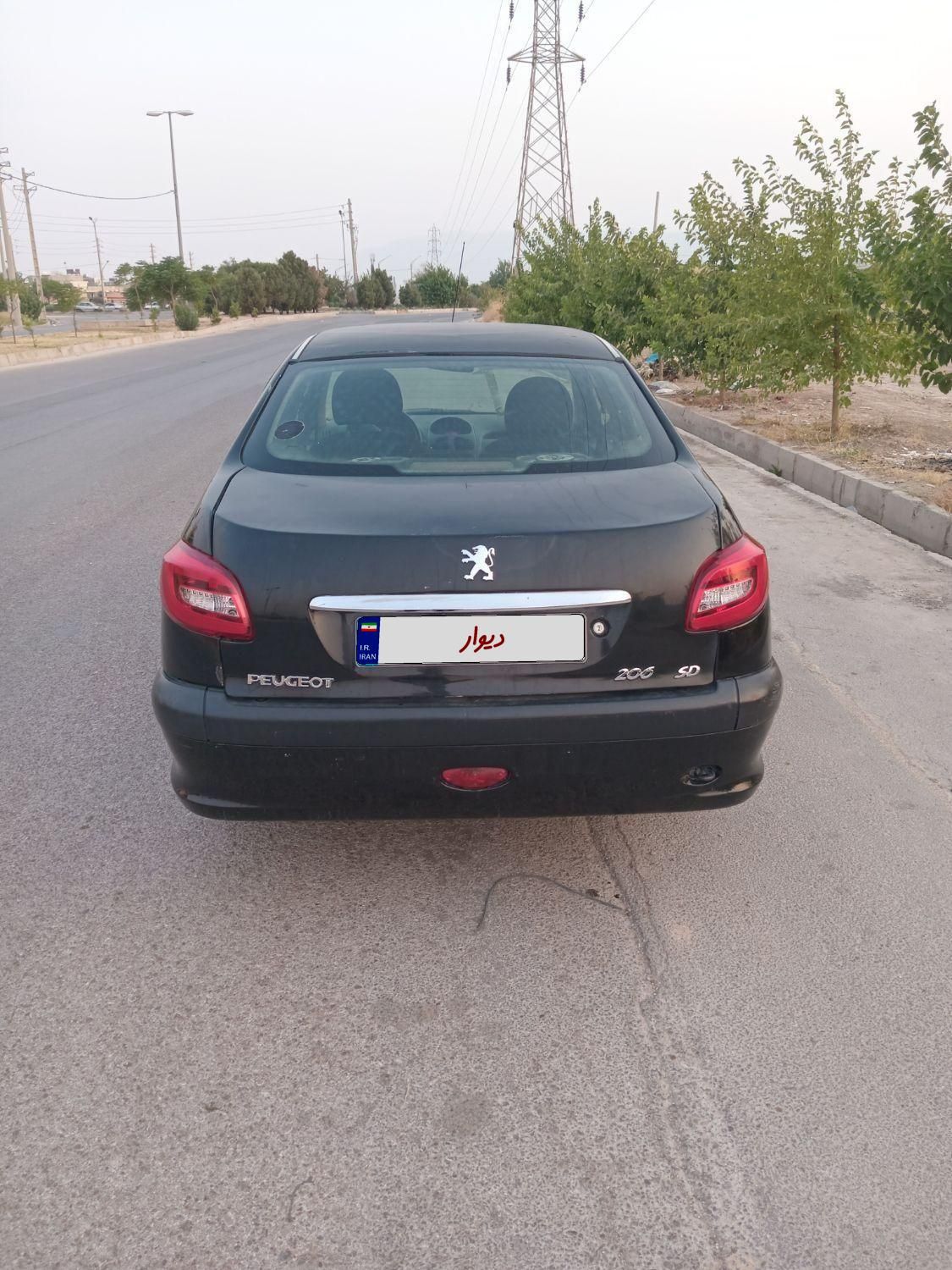پژو ۲۰۶ صندوق دار v2 - 1387
