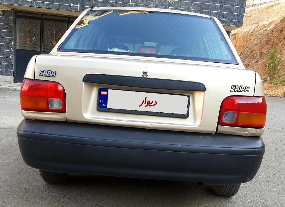 پراید صبا بنزینی - 1386