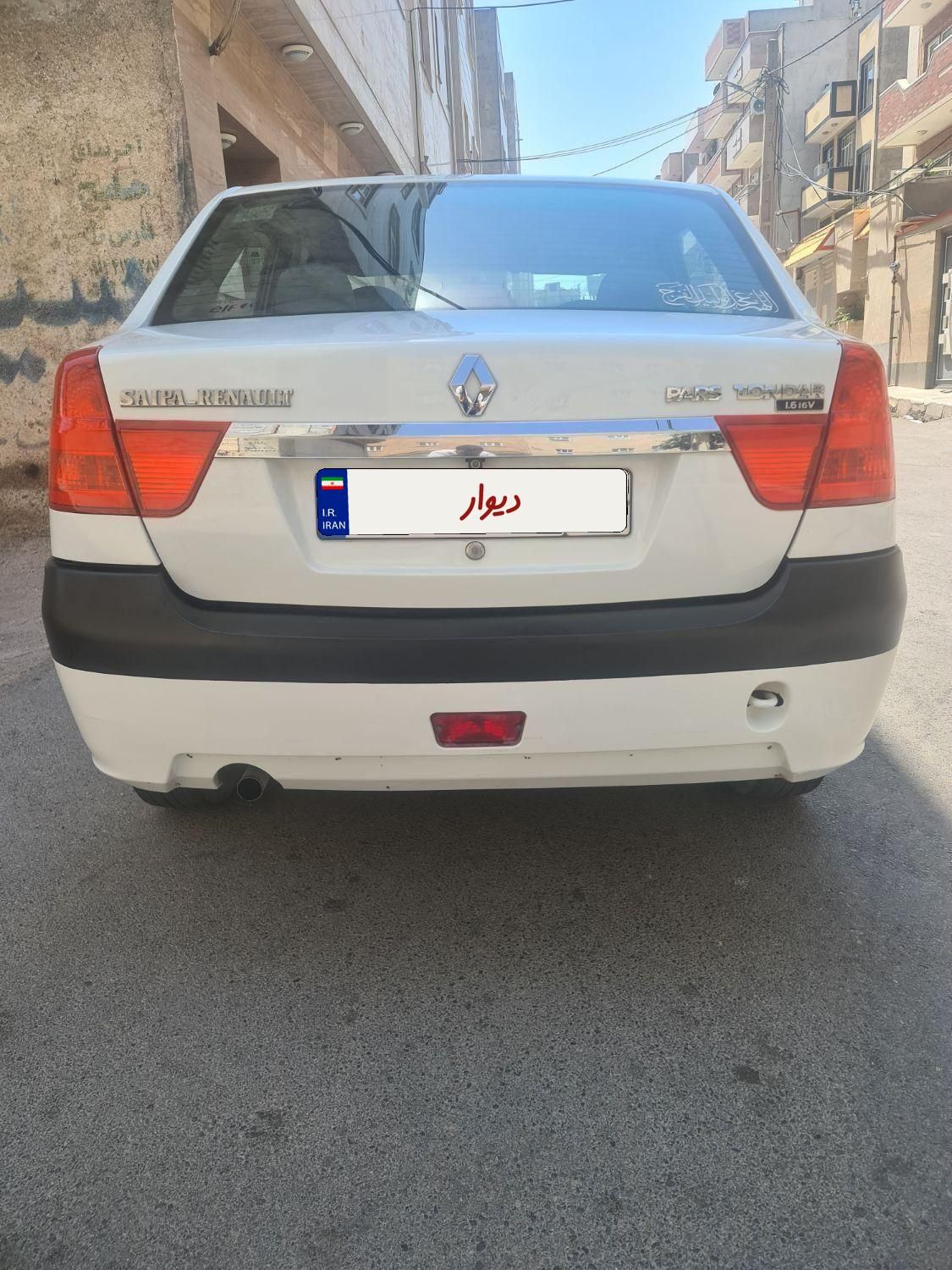 رنو پارس تندر گیربکس JHQ + مولتی مدیا - 1396