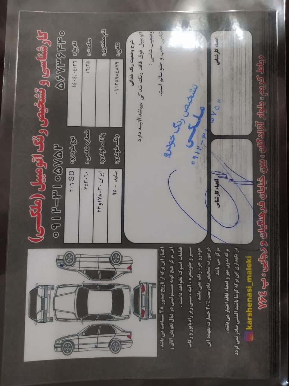 پژو 206 تیپ 5 - 1395